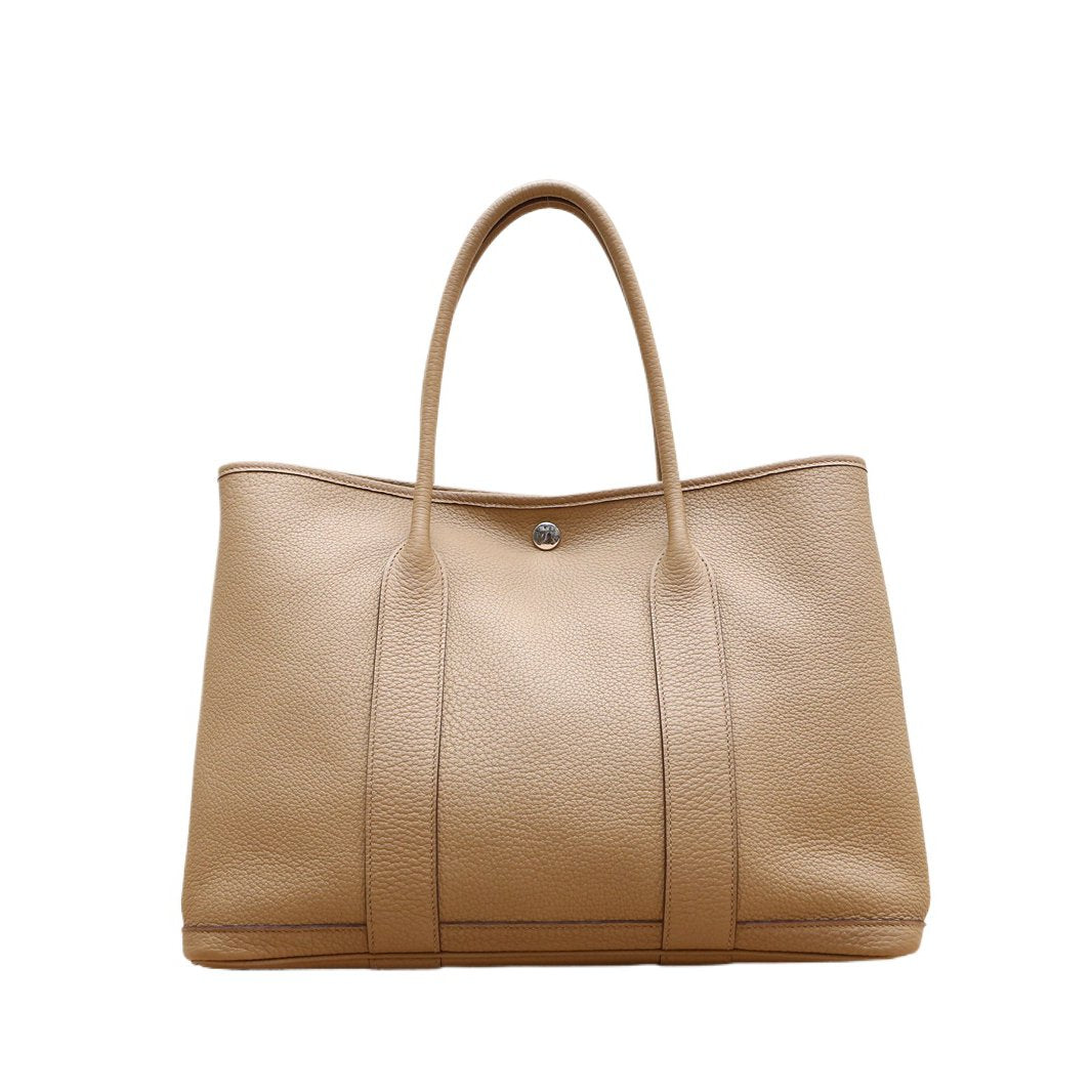 Hermès Garden Party 36 Biscuit (4B) Negonda Palladium Hardware