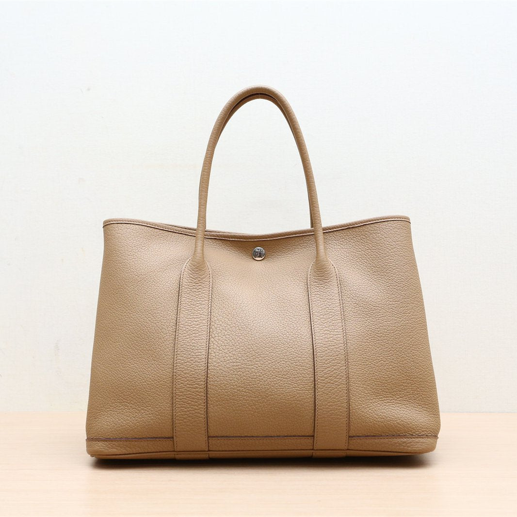 Hermès Garden Party 36 Biscuit (4B) Negonda Palladium Hardware