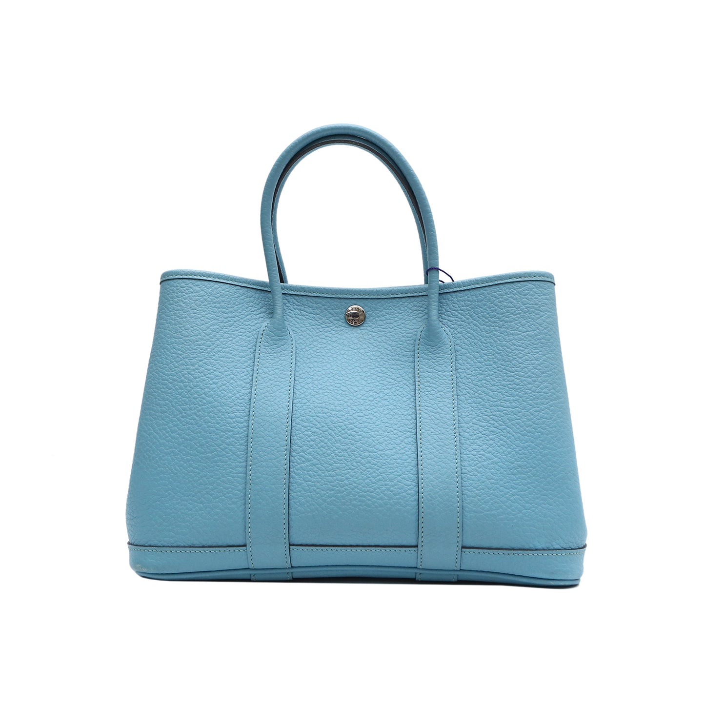 Hermès Garden Party 30 Bieu Saint Cyf (3Z) Negonda Palladium Hardware