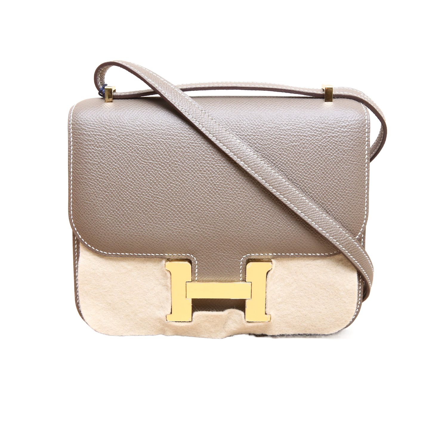 Hermès Constance 19 Etoupe (18) Epsom Leather - Gold Hardware
