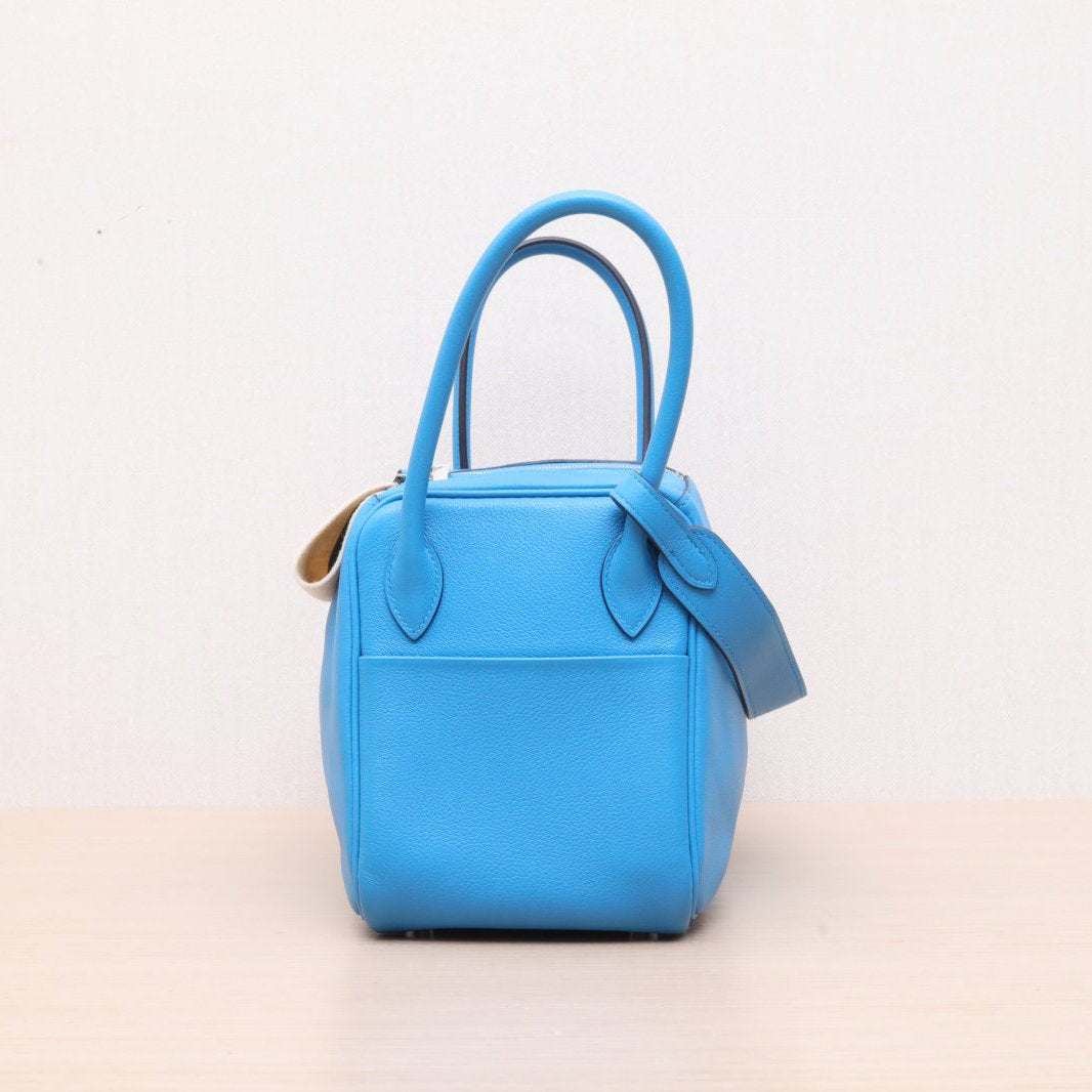 Hermès Lindy 26 Bieu Zenribar (B3) Evercolor Palladium Hardware