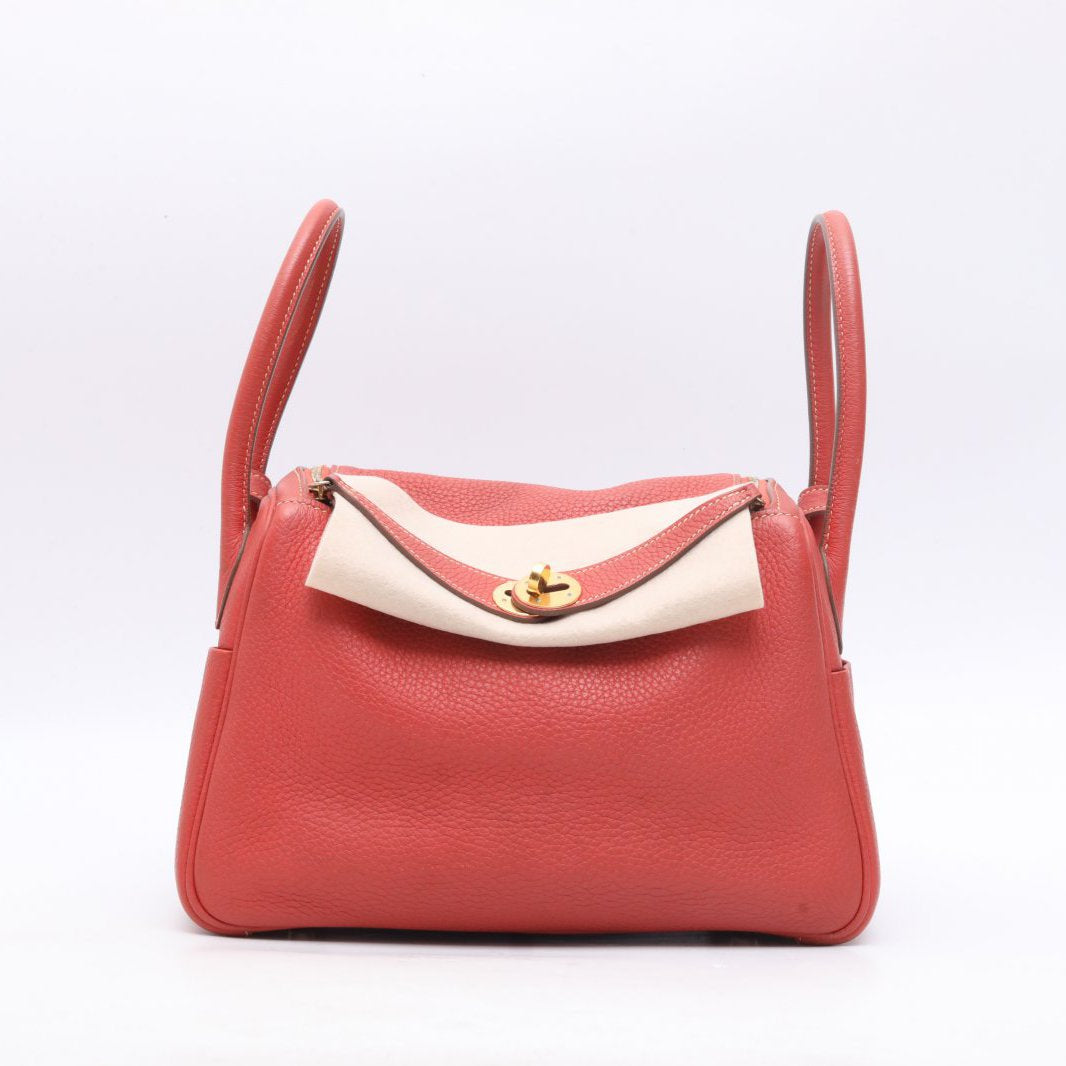 Hermès Lindy 26 Sanguine (9M) Taurillon Clemence Gold Hardware