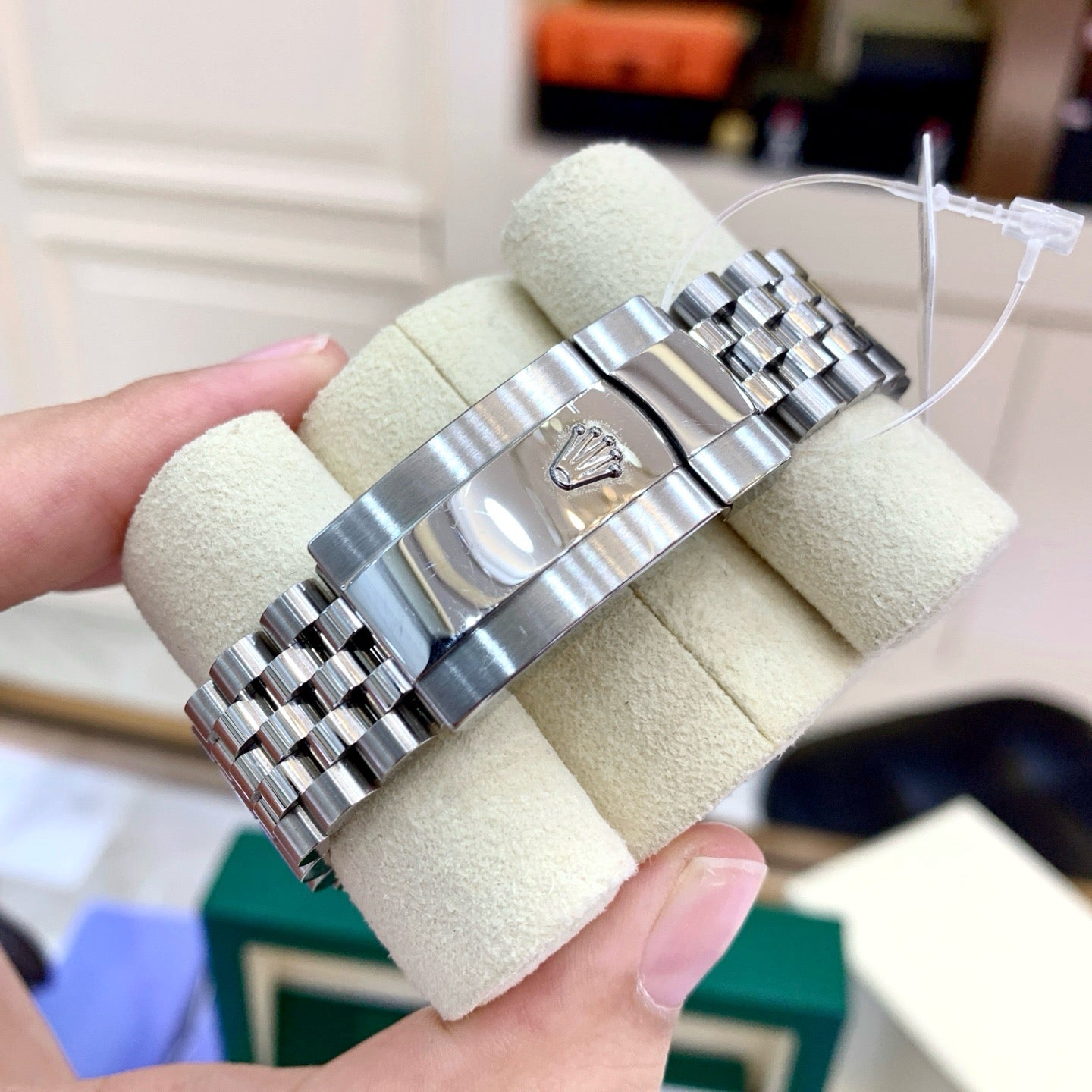 2024 Pre-owned Rolex - 126234-0025 Datejust 36 Stainless Steel / Fluted / White Roman / Jubilee