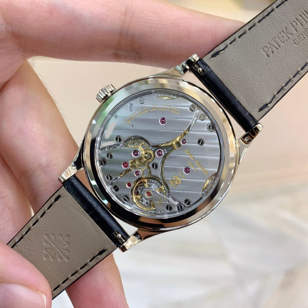 2025 Brand New Patek Philippe - 6119G-001 Calatrava Clous de Paris White Gold / Gray