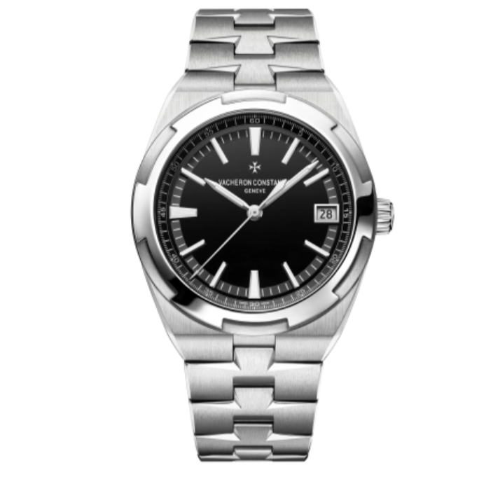 2021 Pre-owned Vacheron Constantin - 4500V/110A-B483 Overseas Date Stainless Steel / Black
