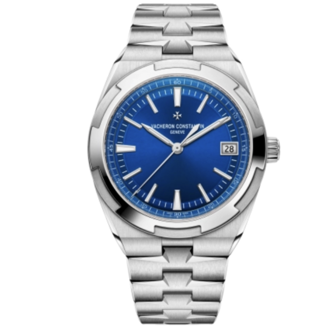 2025 New Vacheron Constantin - 4520V/210A-B128 Overseas Date Stainless Steel / Blue