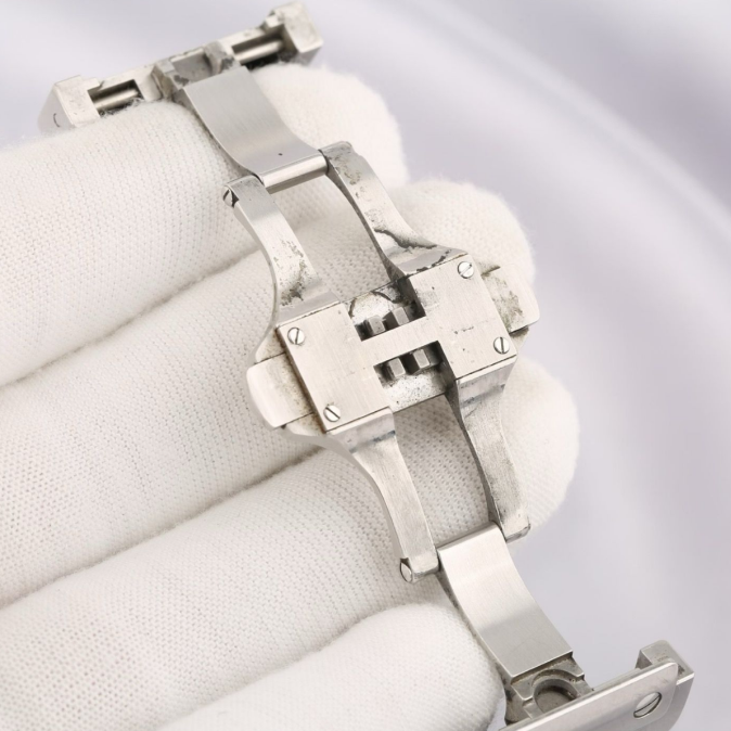 Watch Only Pre-owned Cartier Santos 100 Xl 2656 UNPOLISHED