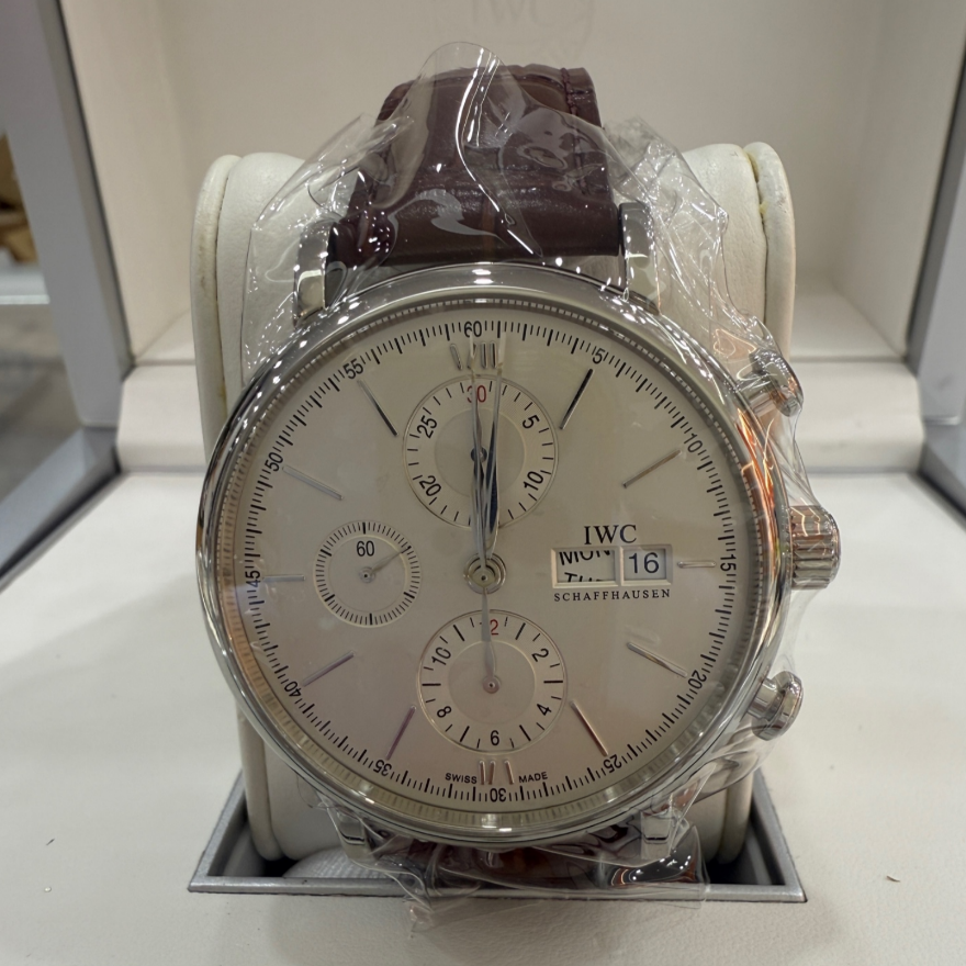 2017 Pre-owned IWC - IW3910-07 Portofino Chronograph Stainless Steel / Silver