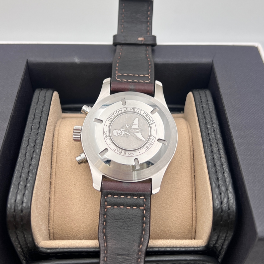 2022 Pre-owned IWC - IW377714 Pilot's Watch Chronograph Stainless Steel / Le Petit Prince