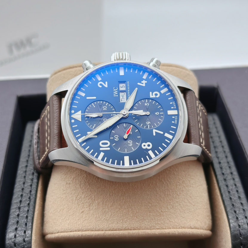 2022 Pre-owned IWC - IW377714 Pilot's Watch Chronograph Stainless Steel / Le Petit Prince