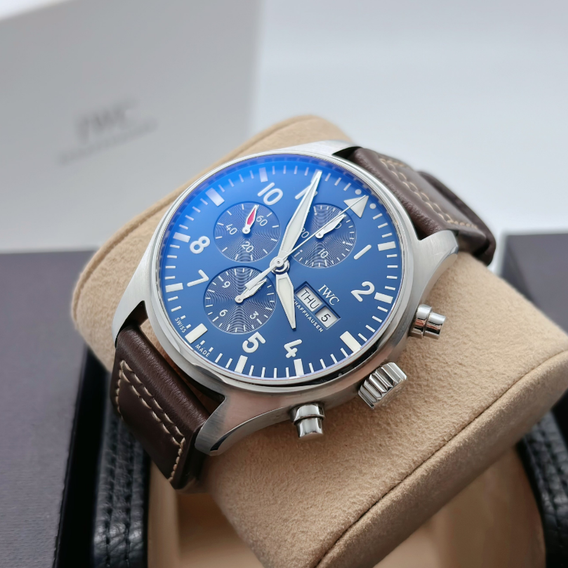 2022 Pre-owned IWC - IW377714 Pilot's Watch Chronograph Stainless Steel / Le Petit Prince