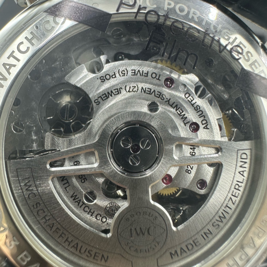 2025 New IWC - IW371605 Portugieser Chronograph Stainless Steel / Silver - Blue