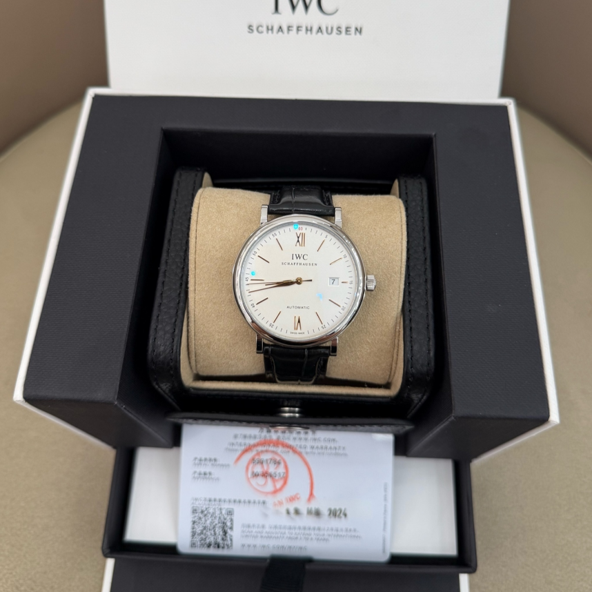 2024 New IWC - IW356517 Portofino Automatic Stainless Steel / Silver