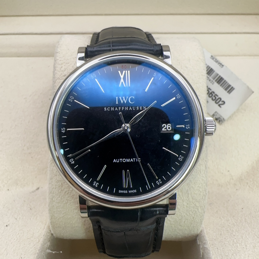 2022 New IWC - IW356502 Portofino Automatic Stainless Steel / Black