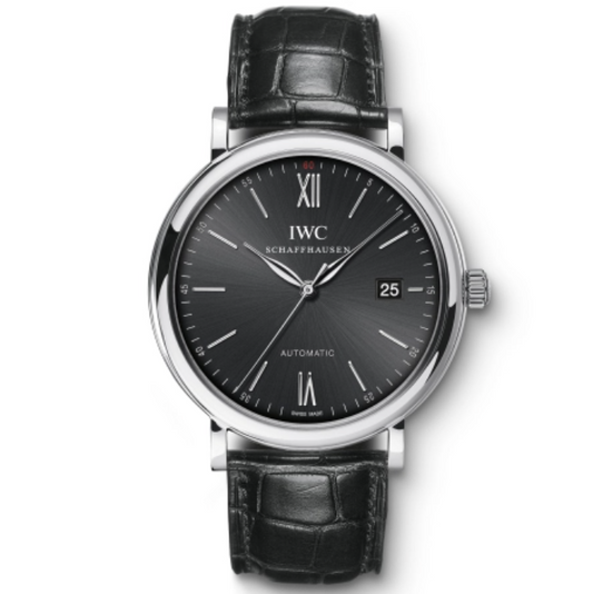 2022 New IWC - IW356502 Portofino Automatic Stainless Steel / Black