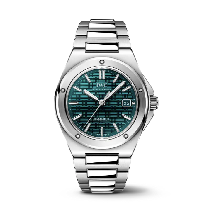 2025 Brand New IWC - IW328903 Ingenieur Automatic 40 Stainless Steel / Aqua Blue