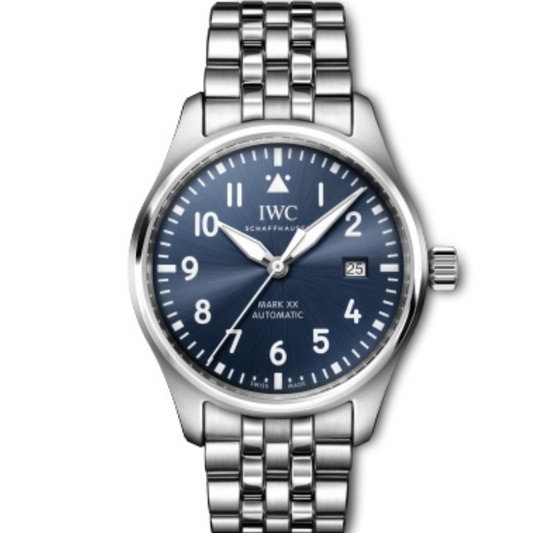 2025 New IWC - IW328204 Pilot's Watch Mark XX Stainless Steel / Blue / Bracelet