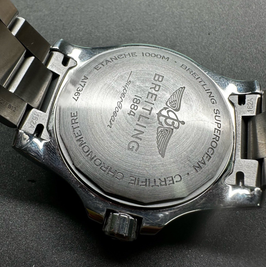 2022 Pre-owned Breitling - A17367D81C1A1 Superocean 44 Stainless Steel / Blue / Bracelet