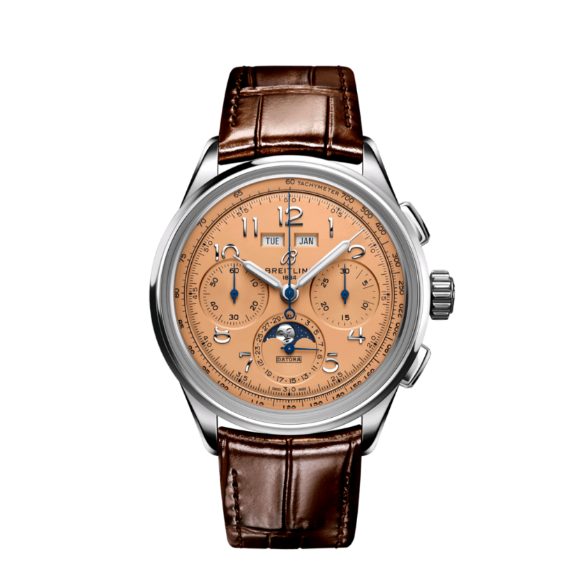 2025 New Breitling - AB2510201K1P1 Premier Heritage B25 Datora 42 Stainless Steel / Copper