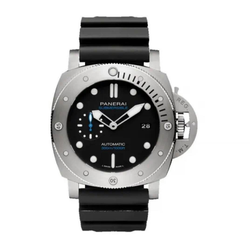 2021 Pre-owned Panerai - PAM01305 Luminor Submersible 47 3 Days Automatic Titanium / Black