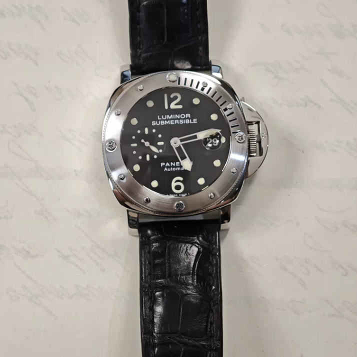 Unknow Pre-owned Panerai - PAM00024 Luminor Submersible Automatic Acciaio