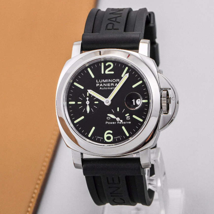 Watch Only Pre-owned Panerai - PAM00090 Luminor Power Reserve Automatic Acciaio