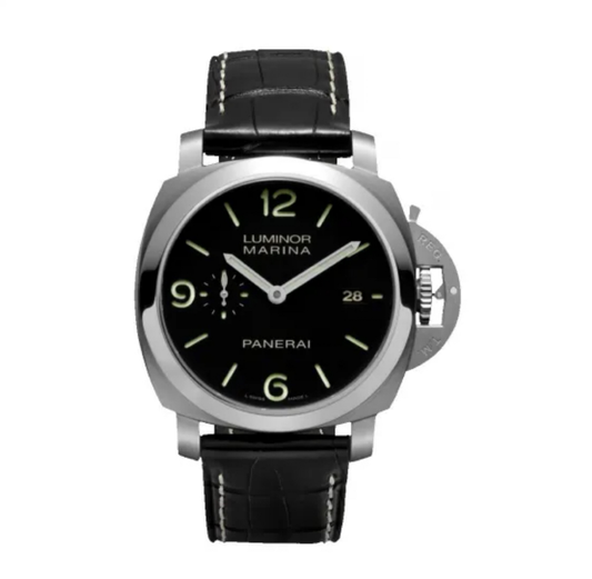 2020 Pre-owned Panerai - PAM01321 Luminor 1950 44 3 Days GMT Power Reserve Automatic Stainless Steel / Black