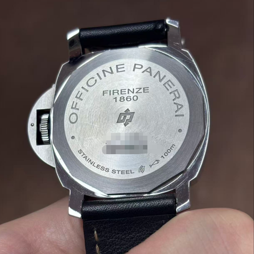 2019 Pre-owned Panerai - PAM00776 Luminor Marina Logo 3 Days Black