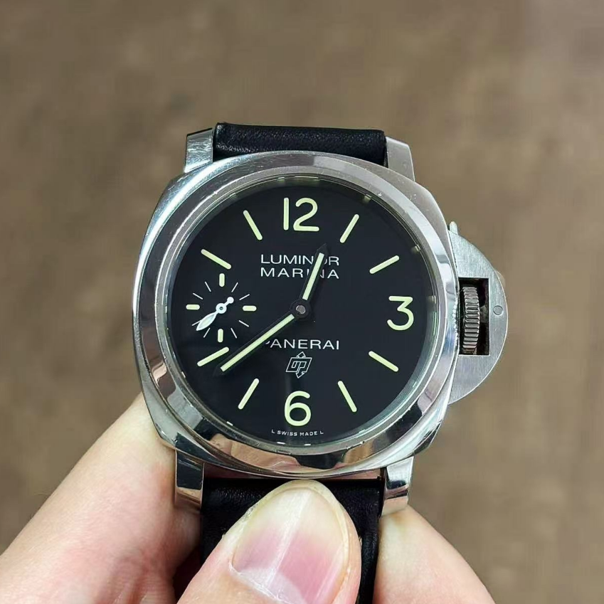 2019 Pre-owned Panerai - PAM00776 Luminor Marina Logo 3 Days Black