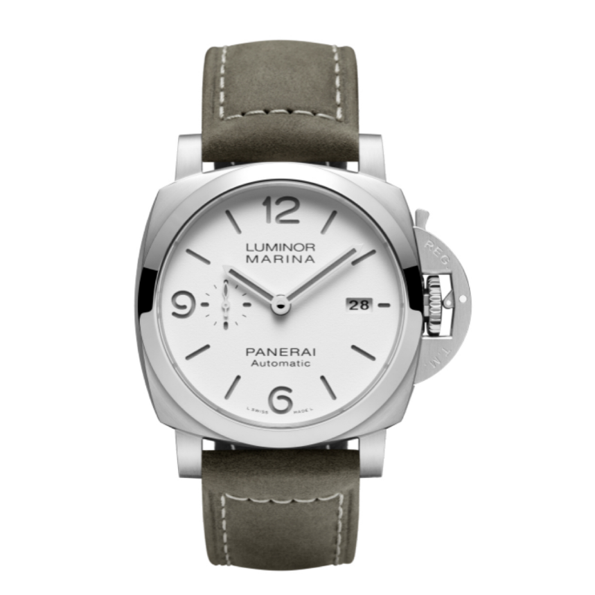 2025 New Panerai - PAM01314 Luminor 1950 44 3 Days Automatic Stainless Steel / White
