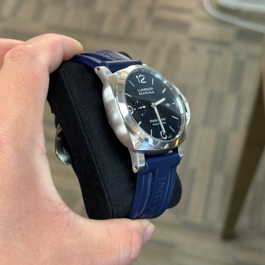 2023 Pre-owned Panerai - PAM01313 Luminor 1950 Marina 3 Days Automatic Stainless Steel / Blue