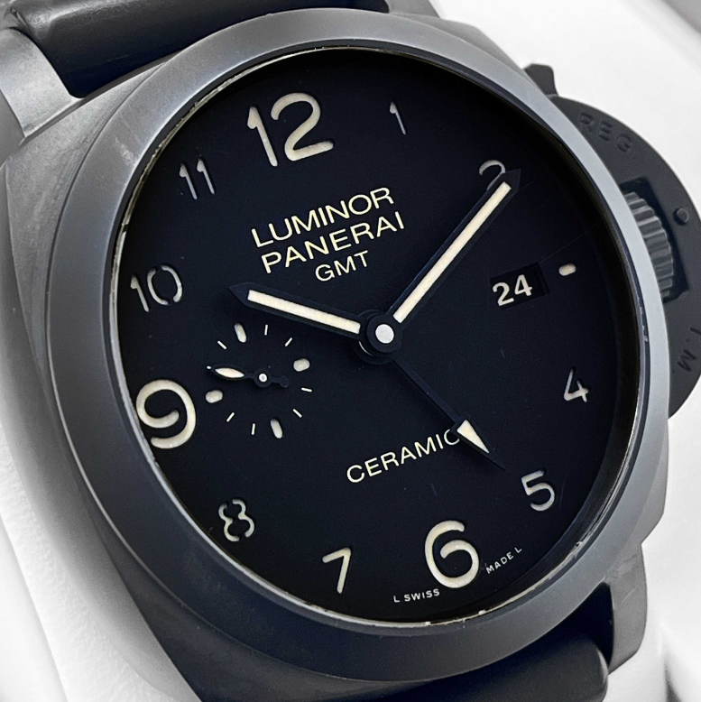 2015 Pre-owned Panerai - PAM00441 Luminor 1950 3 Days GMT Automatic Ceramica