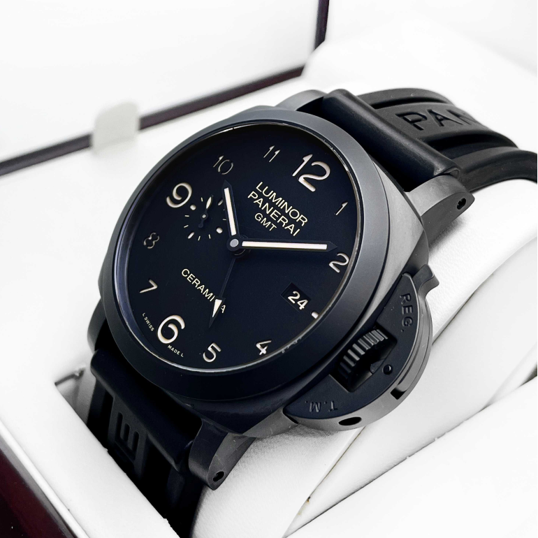 2015 Pre-owned Panerai - PAM00441 Luminor 1950 3 Days GMT Automatic Ceramica