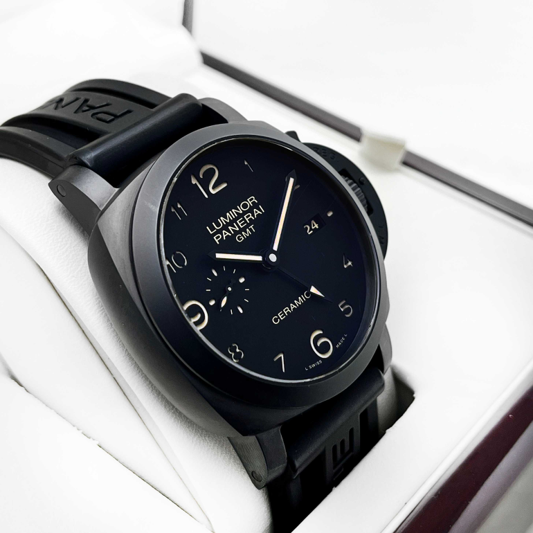 2015 Pre-owned Panerai - PAM00441 Luminor 1950 3 Days GMT Automatic Ceramica