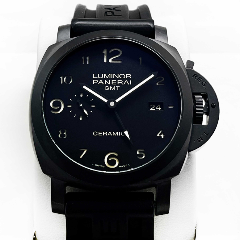 2015 Pre-owned Panerai - PAM00441 Luminor 1950 3 Days GMT Automatic Ceramica