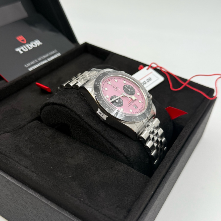 2025 New Tudor - M79360N-0019 Heritage Black Bay Chronograph Pink