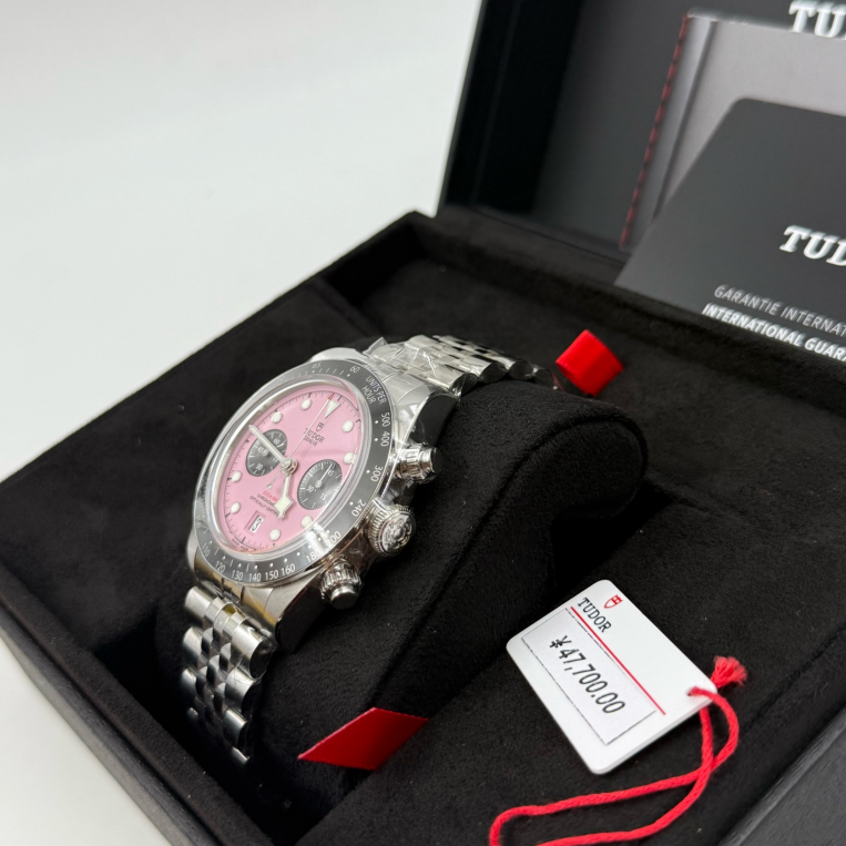 2025 New Tudor - M79360N-0019 Heritage Black Bay Chronograph Pink