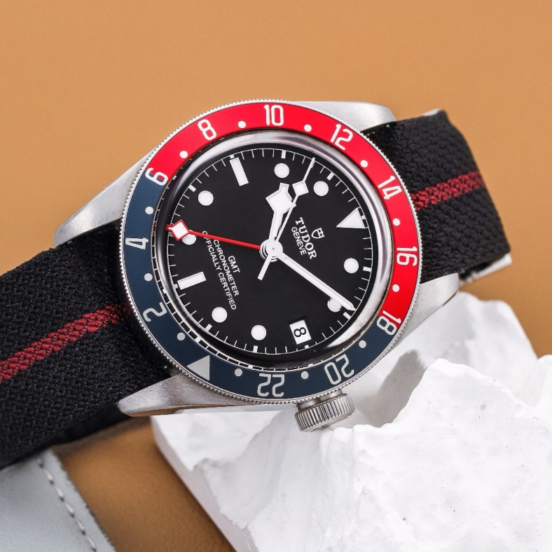 2023 Like New Tudor - 79830RB-0003 Black Bay GMT Stainless Steel / Black / Pepsi / Fabric