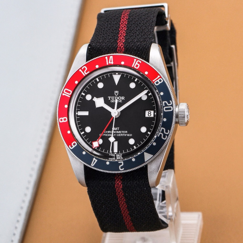 2023 Like New Tudor - 79830RB-0003 Black Bay GMT Stainless Steel / Black / Pepsi / Fabric