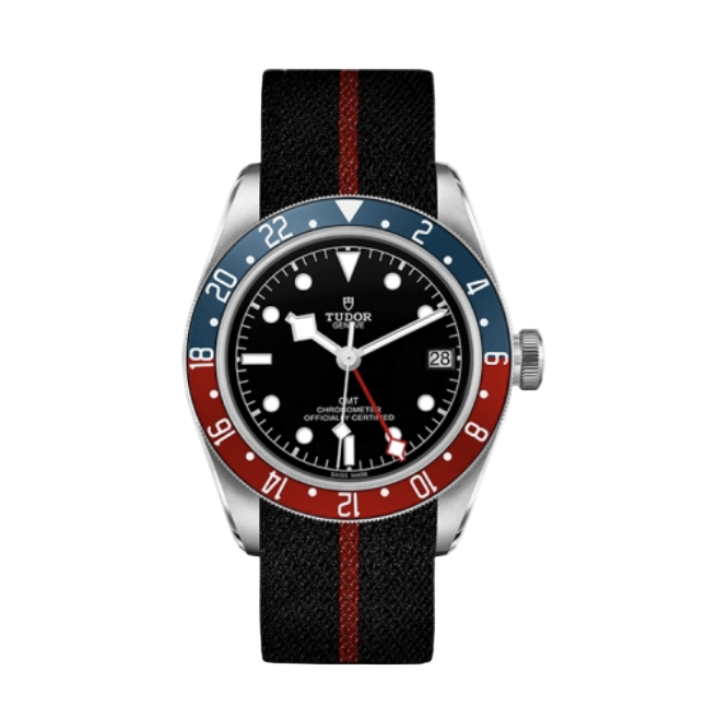 2023 Like New Tudor - 79830RB-0003 Black Bay GMT Stainless Steel / Black / Pepsi / Fabric