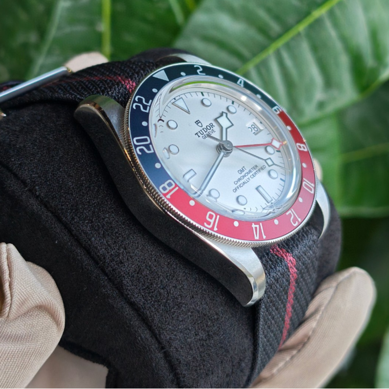 2025 New Tudor - 79830RB-0012 Black Bay GMT Stainless Steel / White / Fabric