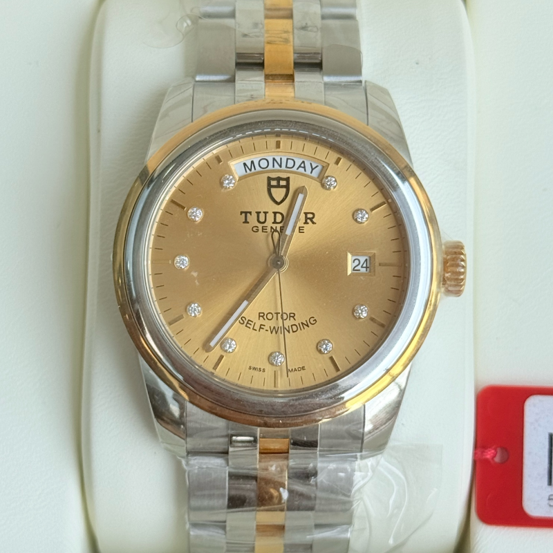 2025 New Tudor -  M56003-0006- Stainless Steel / Yellow Gold / Champagne-Diamond / Bracelet