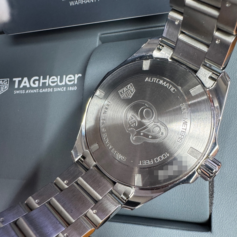 Unknow Like New TAG Heuer - WAY201A.BA0927 Aquaracer 300M Calibre 5 41 Stainless Steel / Black / Steel