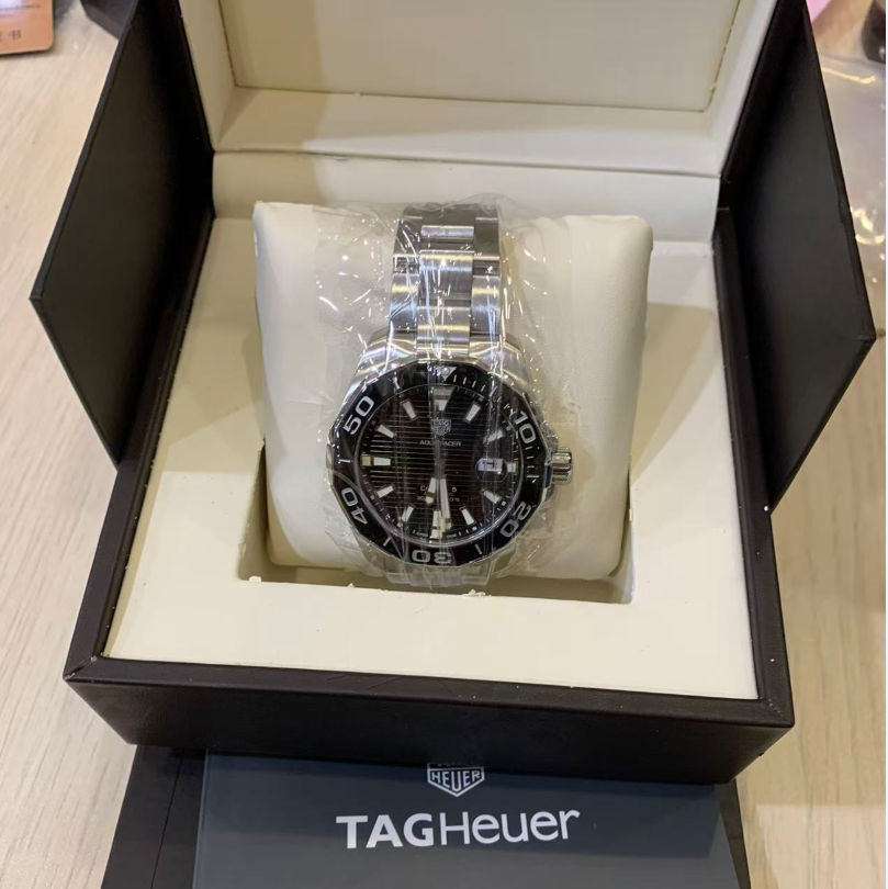 Unknow Like New TAG Heuer - WAY201A.BA0927 Aquaracer 300M Calibre 5 41 Stainless Steel / Black / Steel