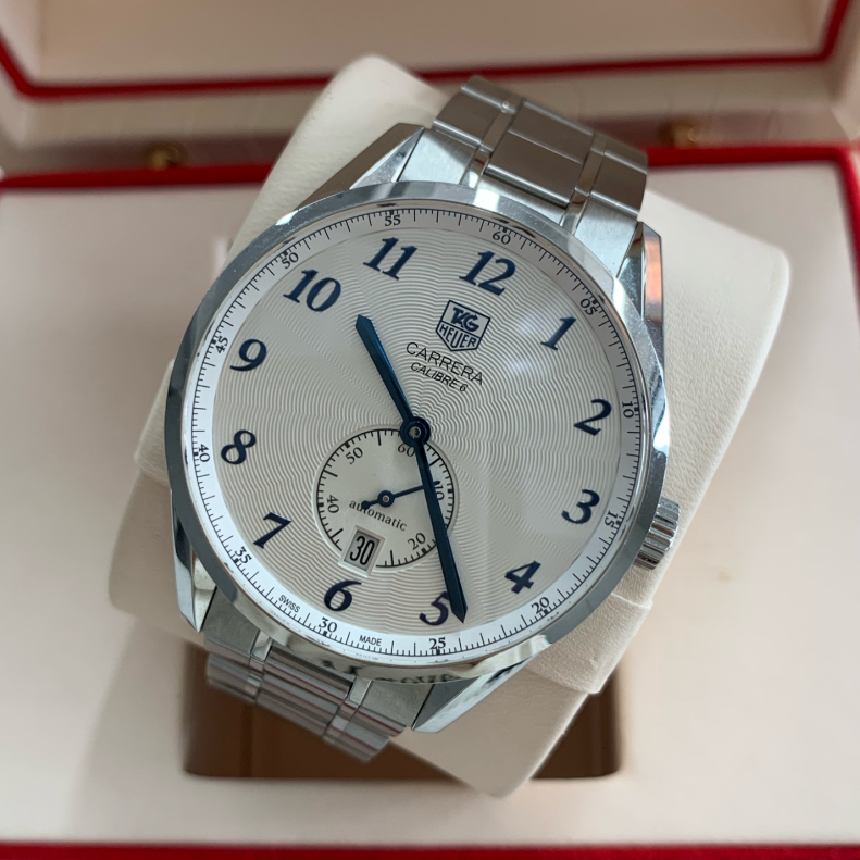 Watch Only TAG Heuer - WAS2111.BA0732 Carrera Calibre 6 39 Heritage Stainless Steel / Silver / Bracelet