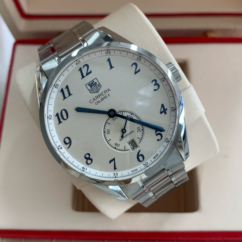 Watch Only TAG Heuer - WAS2111.BA0732 Carrera Calibre 6 39 Heritage Stainless Steel / Silver / Bracelet