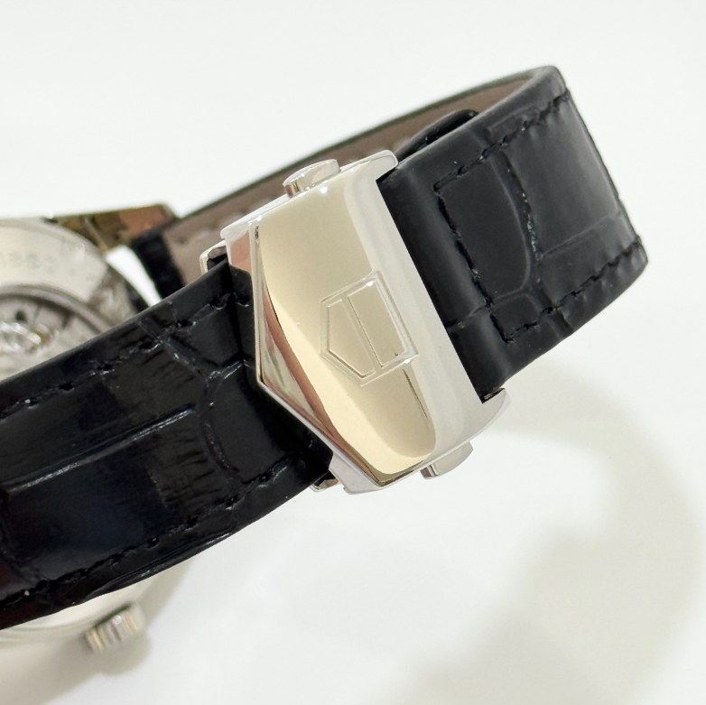 Watch Only TAG Heuer - WAS2111.FC6293 Carrera Calibre 6 39 Heritage Stainless Steel / Silver / Alligator