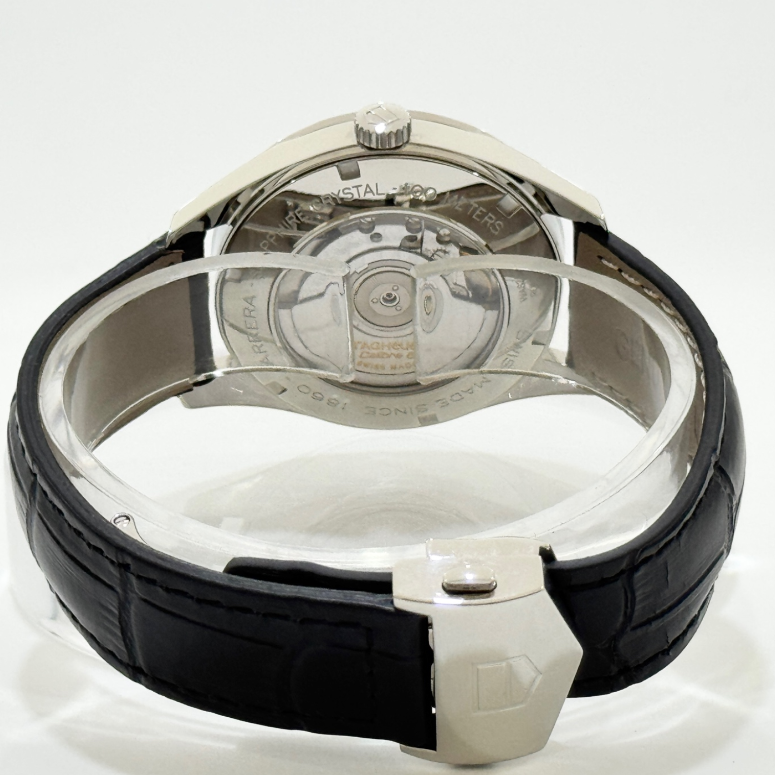 Watch Only TAG Heuer - WAS2111.FC6293 Carrera Calibre 6 39 Heritage Stainless Steel / Silver / Alligator