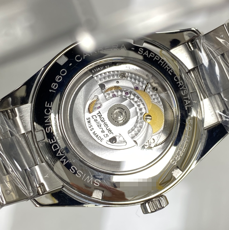 Watch Only TAG Heuer - WV211B.BA0787 Carrera Calibre 5 39 Stainless Steel / Black / Bracelet