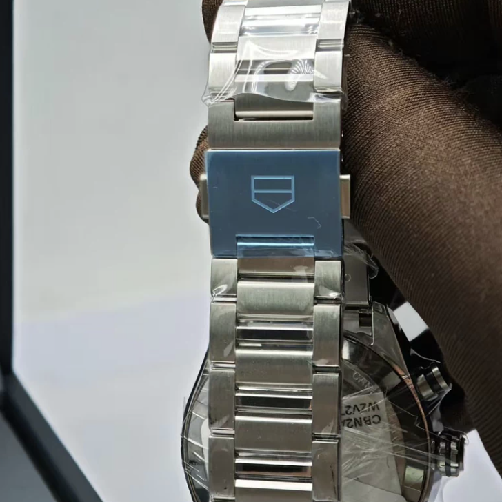 2025 New TAG Heuer - CBN2A1A.BA0643 Carrera Calibre Heuer 02 44 Stainless Steel / Blue / Bracelet